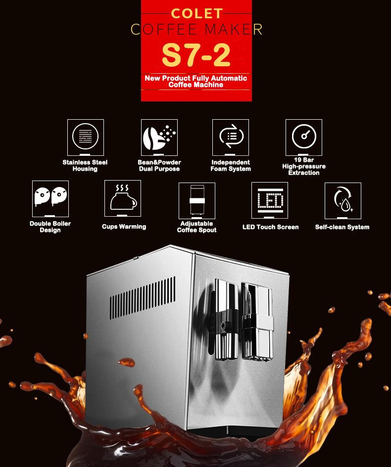 Yeni Ürün S7-2 Paslanmaz Çelik - Coffee Maker incelemesi ve fiyatı